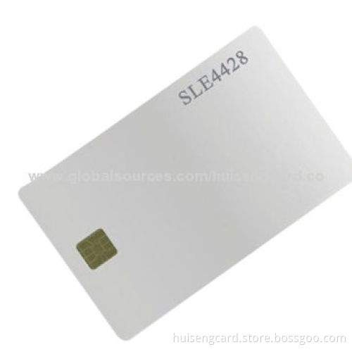 Blank White 4428 Contact IC Card with large storage capacity